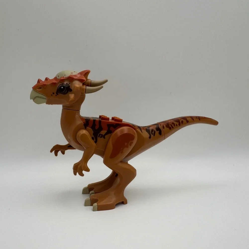 LEGO Stygimoloch Dinosaur Figure Orange Brown Jurassic World 75927
